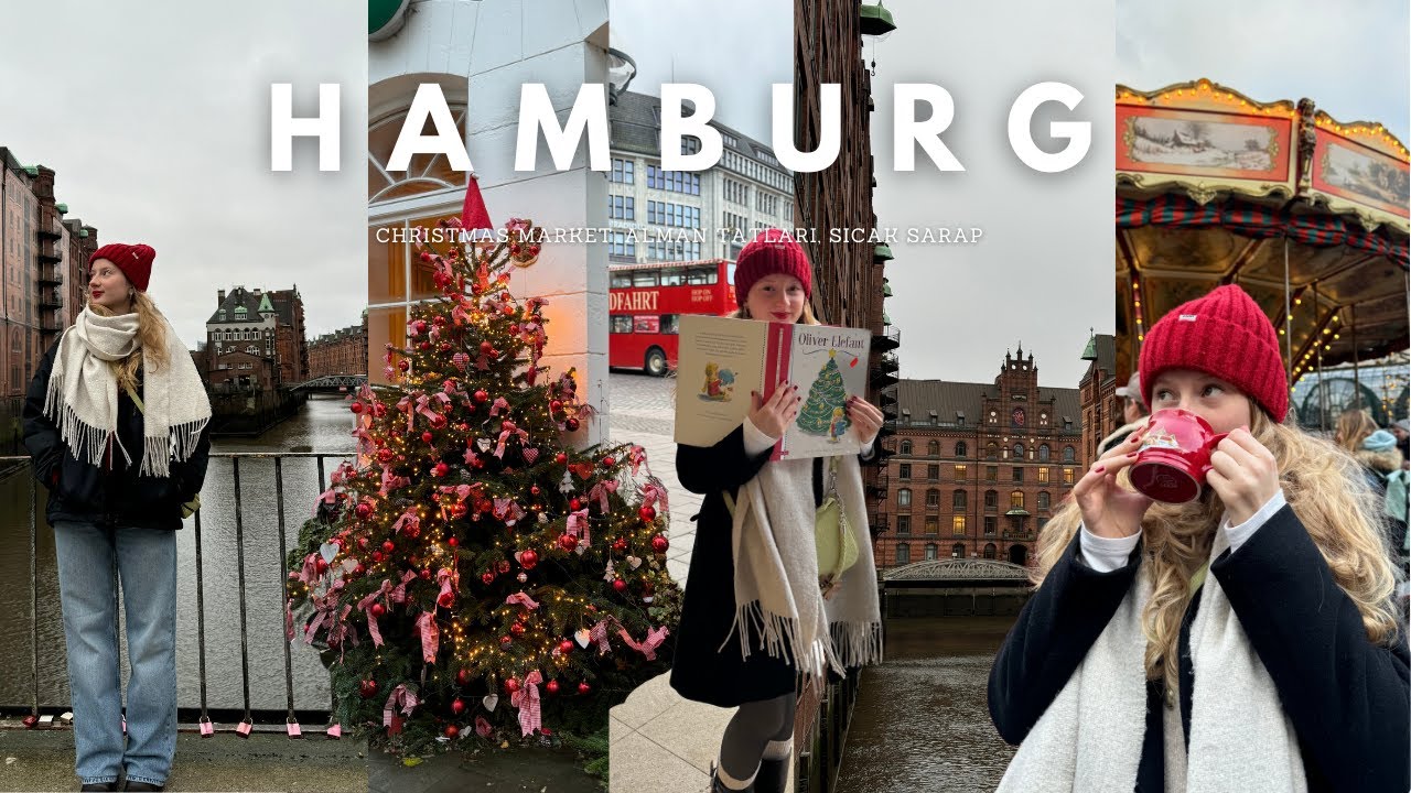 Bütün christmas marketleri keşfediyoruz 🎅🏻🎉🎄| HAMBURG #vlog