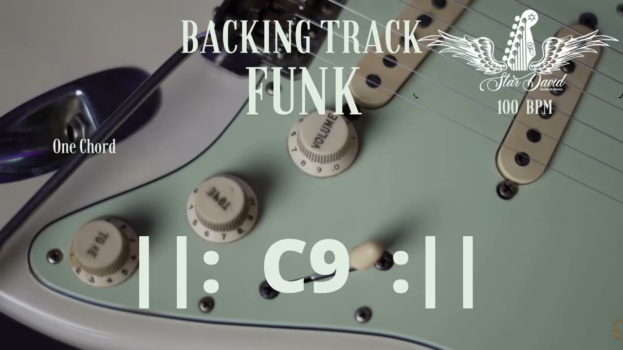 Backing Track Funk One Chord in C9