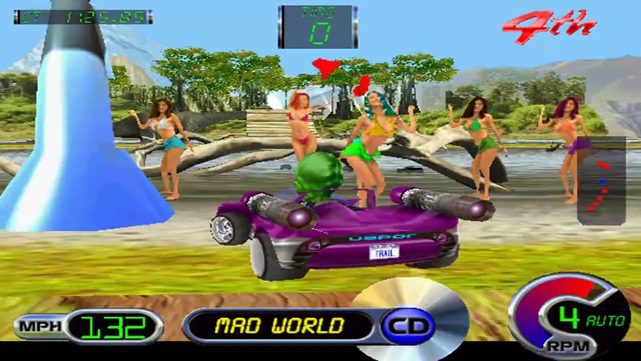 Cruis'n Exotica (Arcade) | MAME 0.286 | Gameplay #1