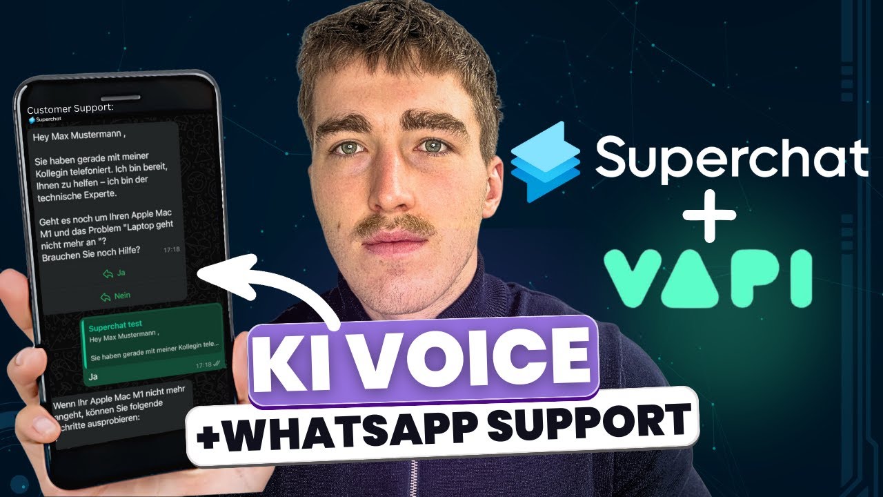 UNFASSBAR! KI Voice + Whatsapp Support KOMBINIERT (Vapi X Superchat Anleitung)