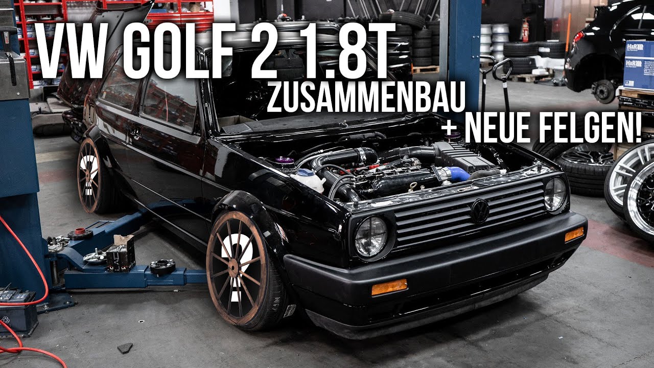 LEVELLA | VW Golf 2 1.8T Projekt | Zusammenbau + Neue Felgen!