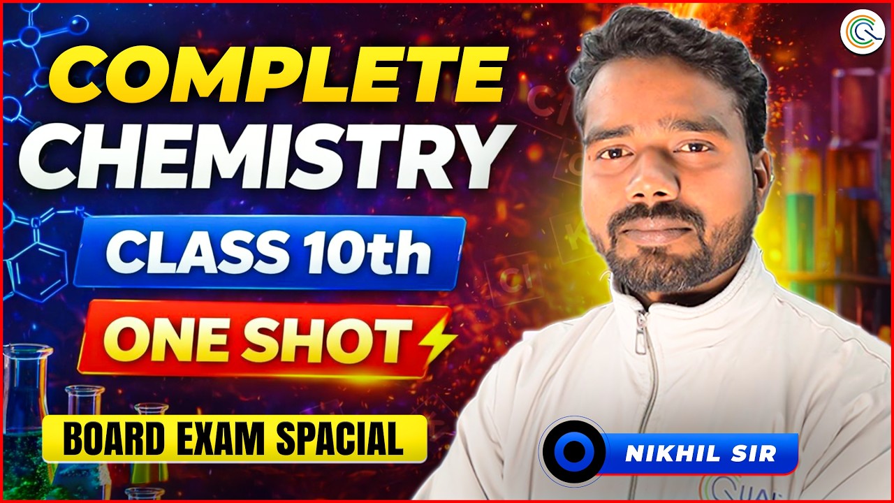 Complete Chemistry in One Shot 🔥 | Class 10 Board Exam 2026 | Full Revisio