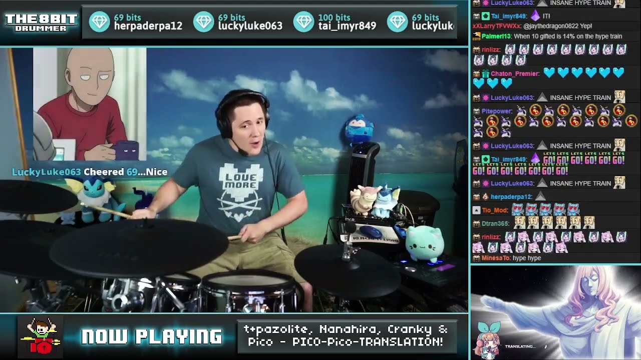 The8BitDrummer plays t+pazolite, ななひら, Cranky & Pico - ピコPico*とらんすれーしょんっ！