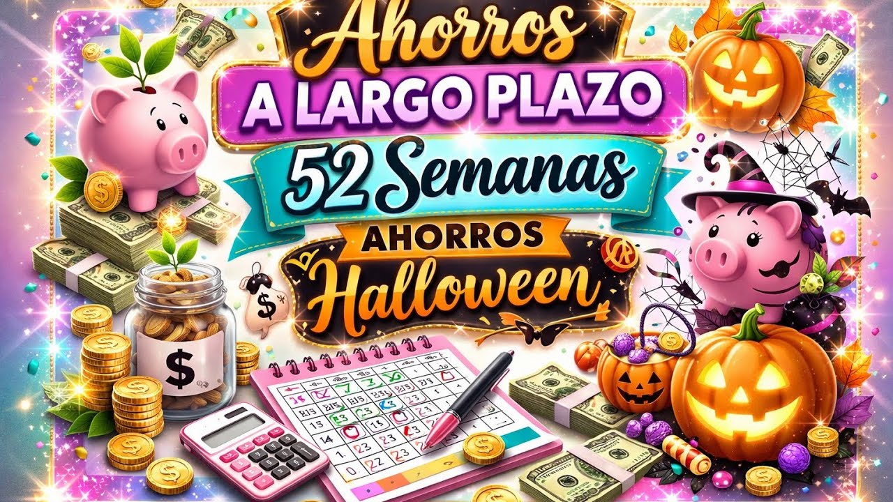 Ahorros a largo Plazo 💵🍀52 Semanas 🌸 y Halloween 👻🎃