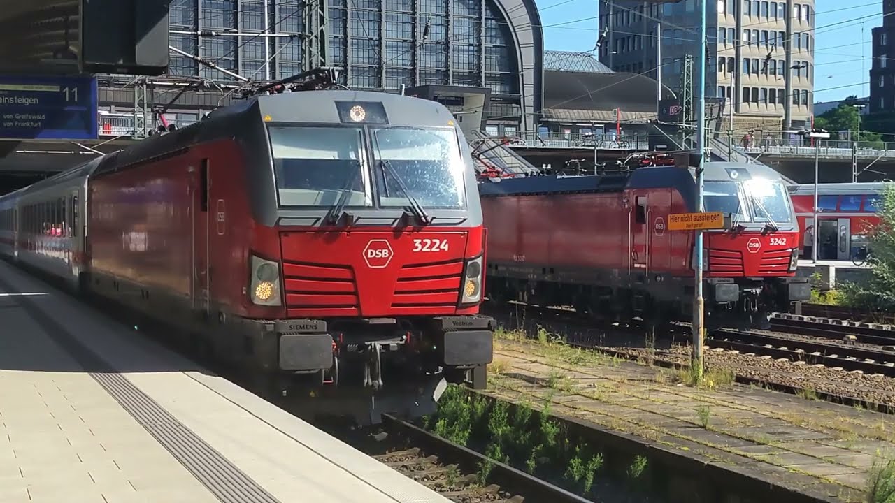 IC-Züge Hamburg–Kopenhagen in Hamburg (Sommer 2023): Generationswechsel – Baureihen MF und EB