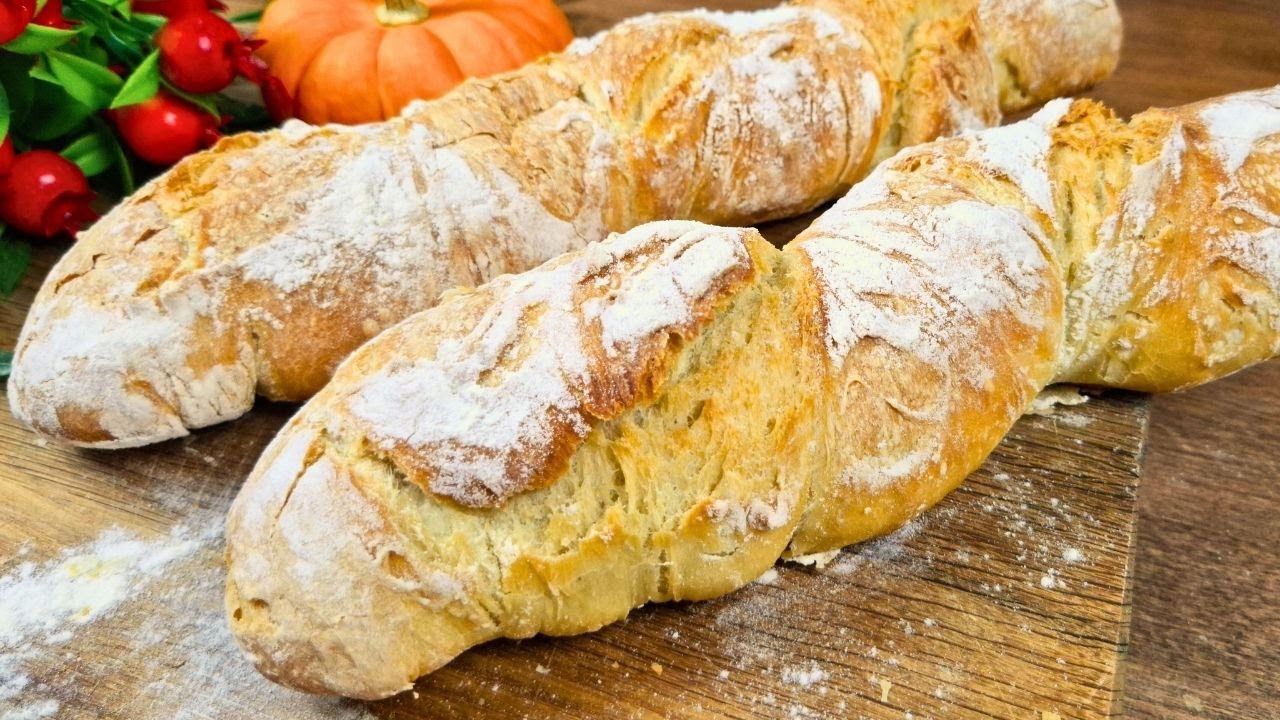 Рецепт хрустящего хлеба за 10 минут без замеса 🍞Вам обязательно стоит попробовать этот метод.
