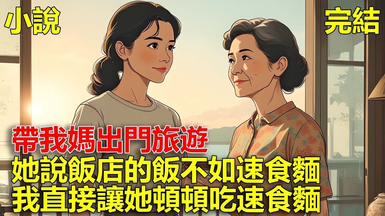 帶我媽出門旅遊，她說飯店的飯不如速食麵，我直接讓她頓頓吃速食麵！
