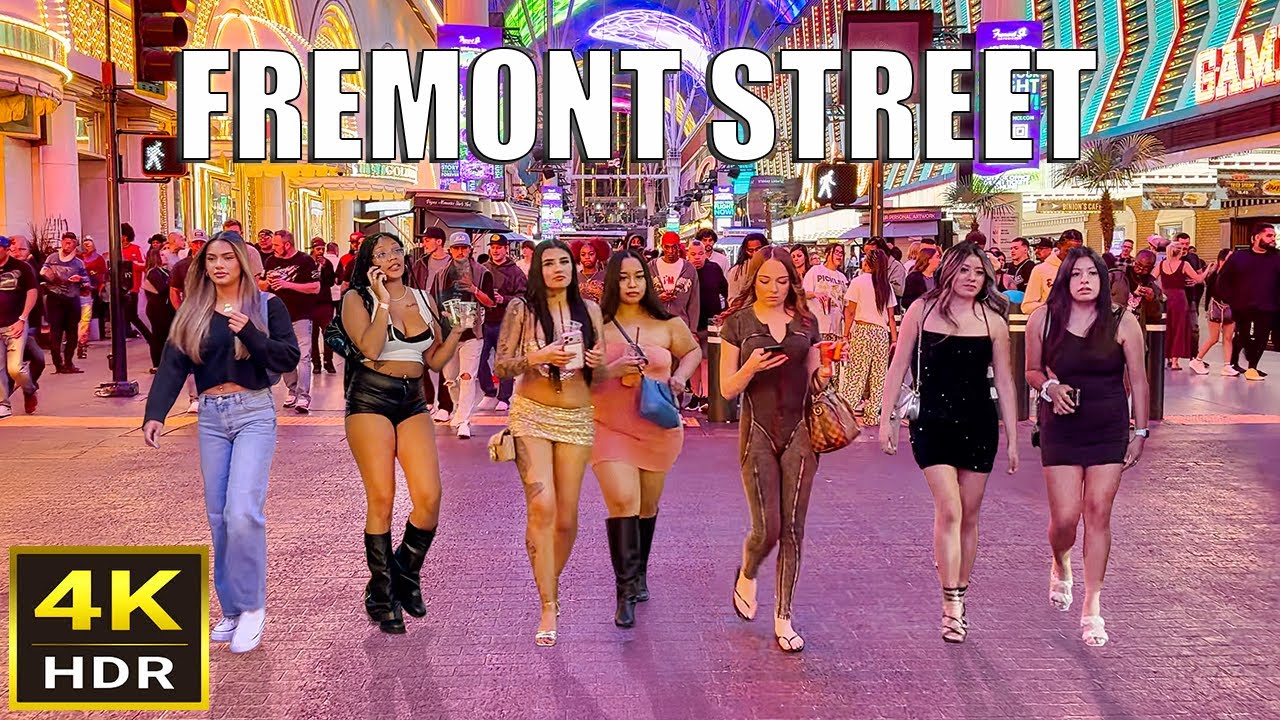 Fremont Street Las Vegas Midnight Walk - November 2025 - Downtown Las Vegas