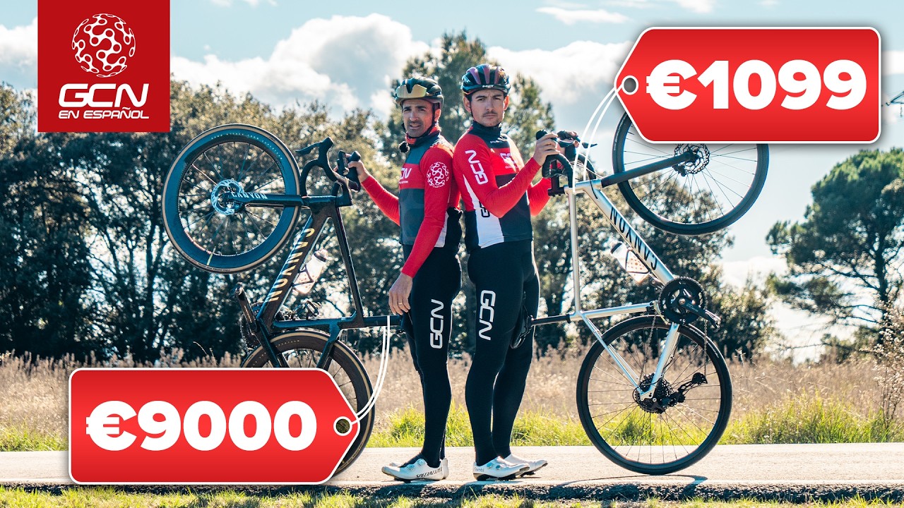 ¿Cómo de lenta es una bici tope gama frente a una de iniciación?