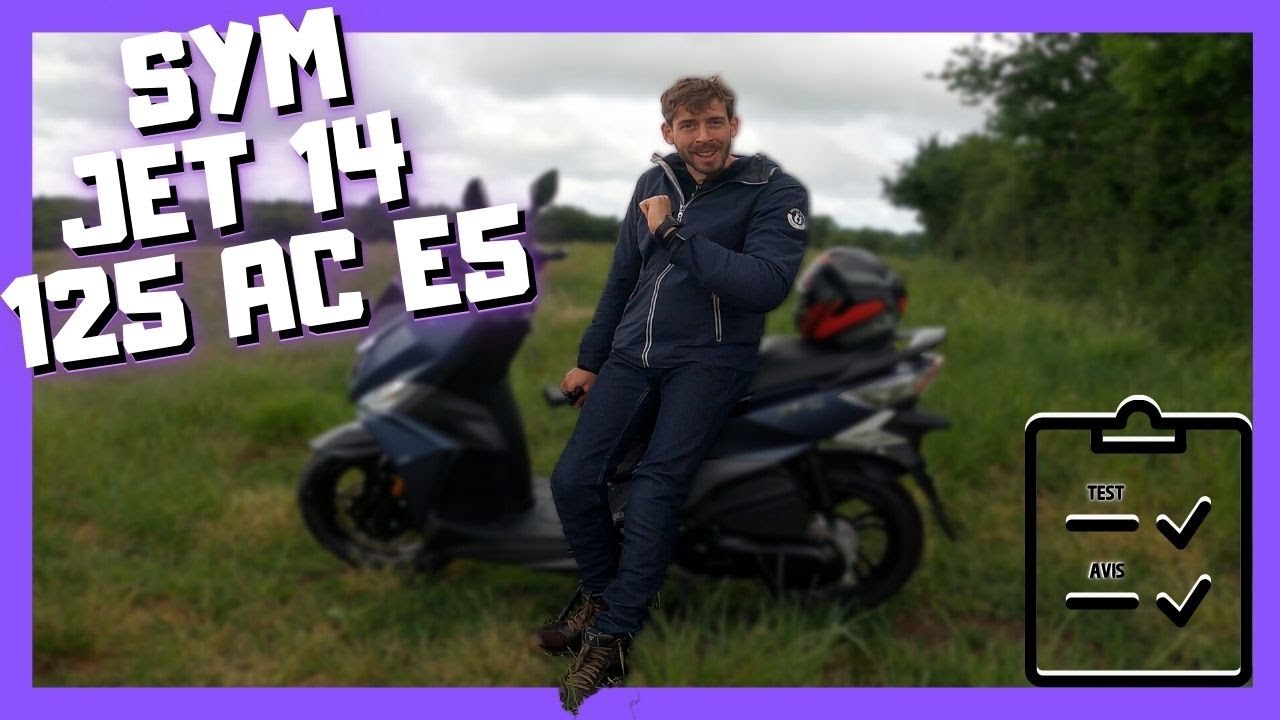 Le test du sym jet 14 125 AC 2022 par @antoninatb