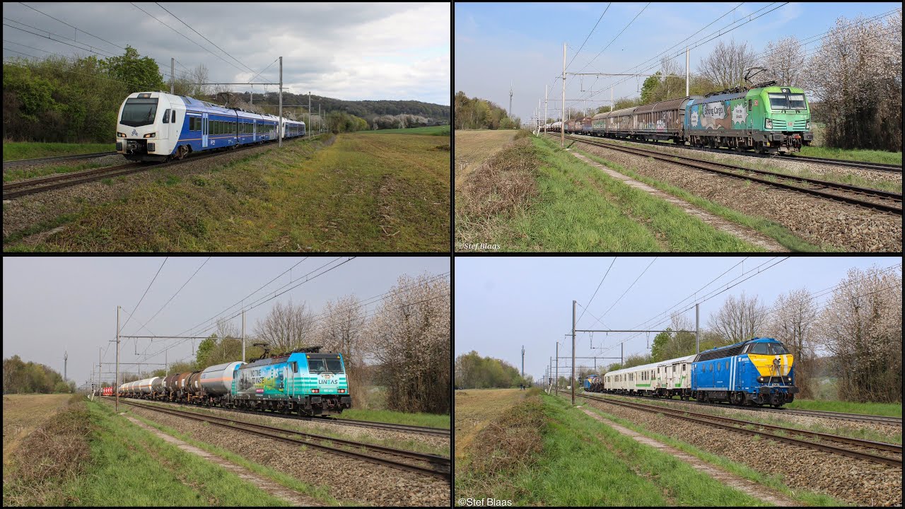 Railtraffic // Treinen op de Montzenroute! (April 2023)