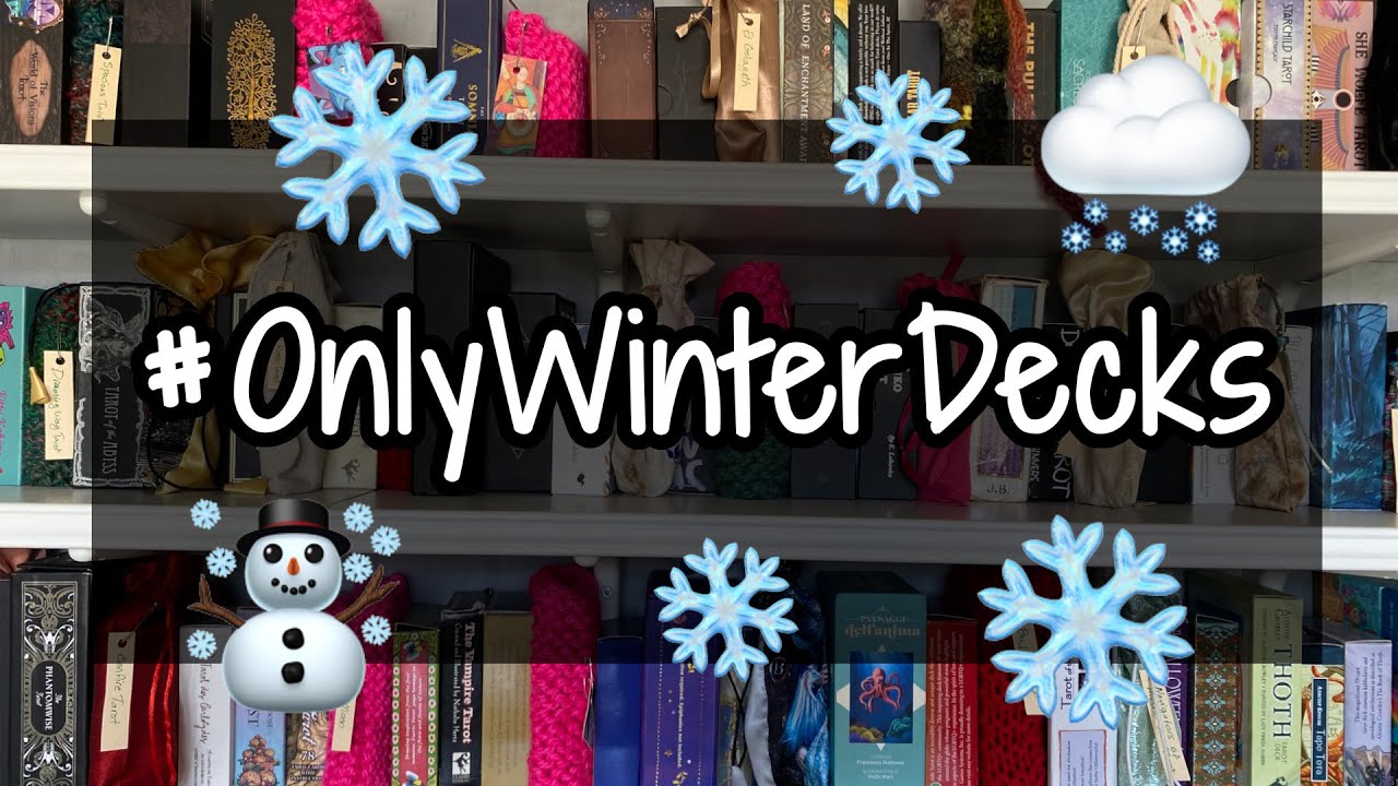 10 Tarot & Oracle Decks I Only Use in Winter ❄️ #OnlyWinterDecks