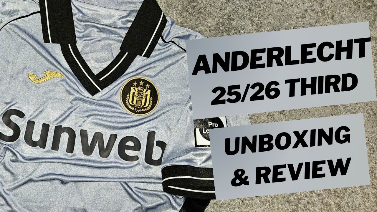 Anderlecht 2025/26 Third jersey Unboxing & Review