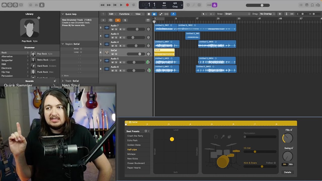 An Idiot Guitar Player's Guide To Making Good MIDI Drum Tracks (In Logic Pro)