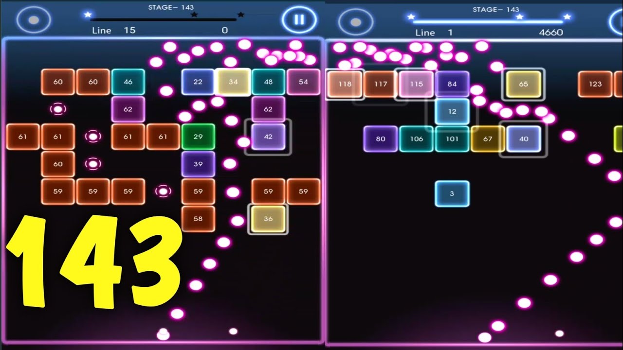 How to Beat Level 143 | Bricks Breaker Quest Gameplay