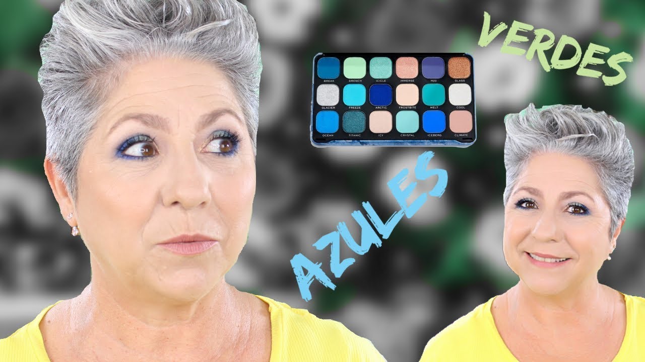 Otra paleta de AZULES Y VERDES!!!  /// Makeupmasde40