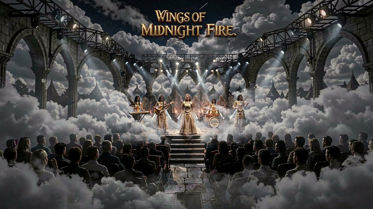 Wings of Midnight Fire by Light Reflection