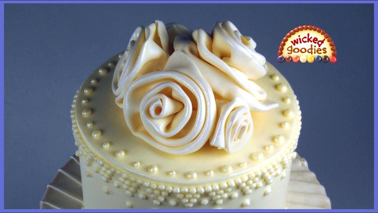 How to Make Easy Modeling Chocolate Roses by Wicked Goodies
