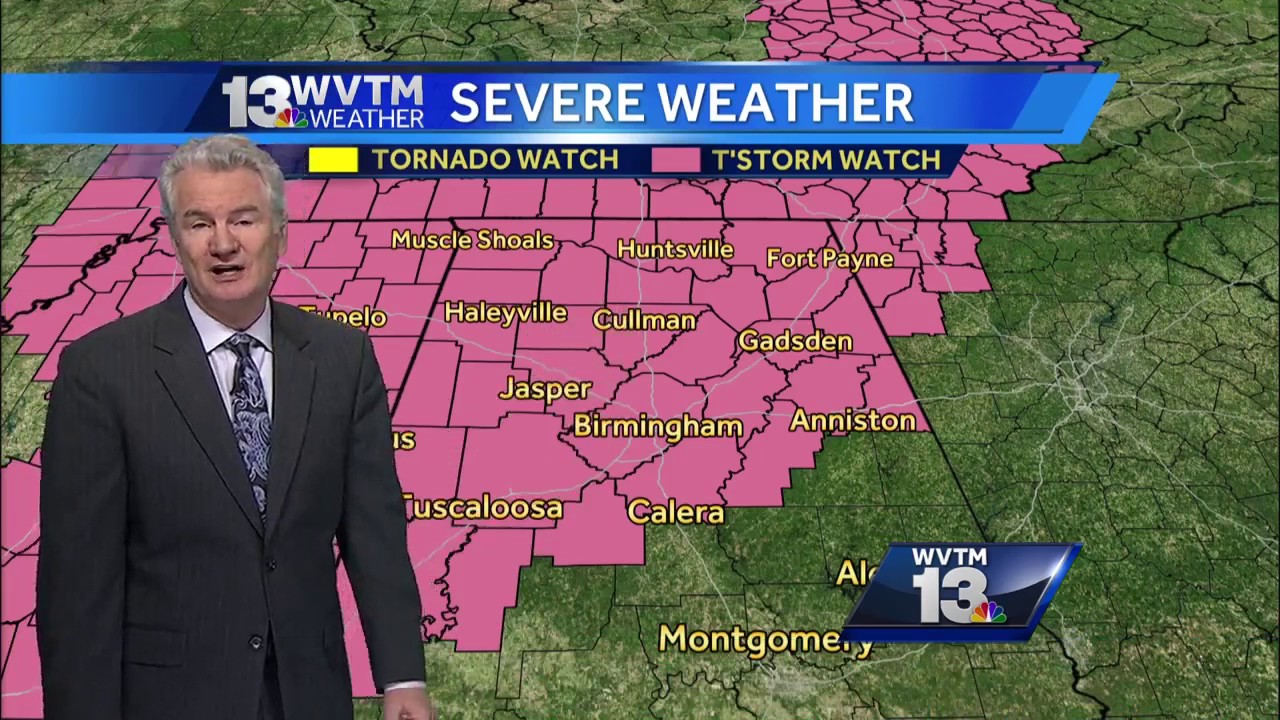 Jerry Tracey's update on severe thunderstorm warnings