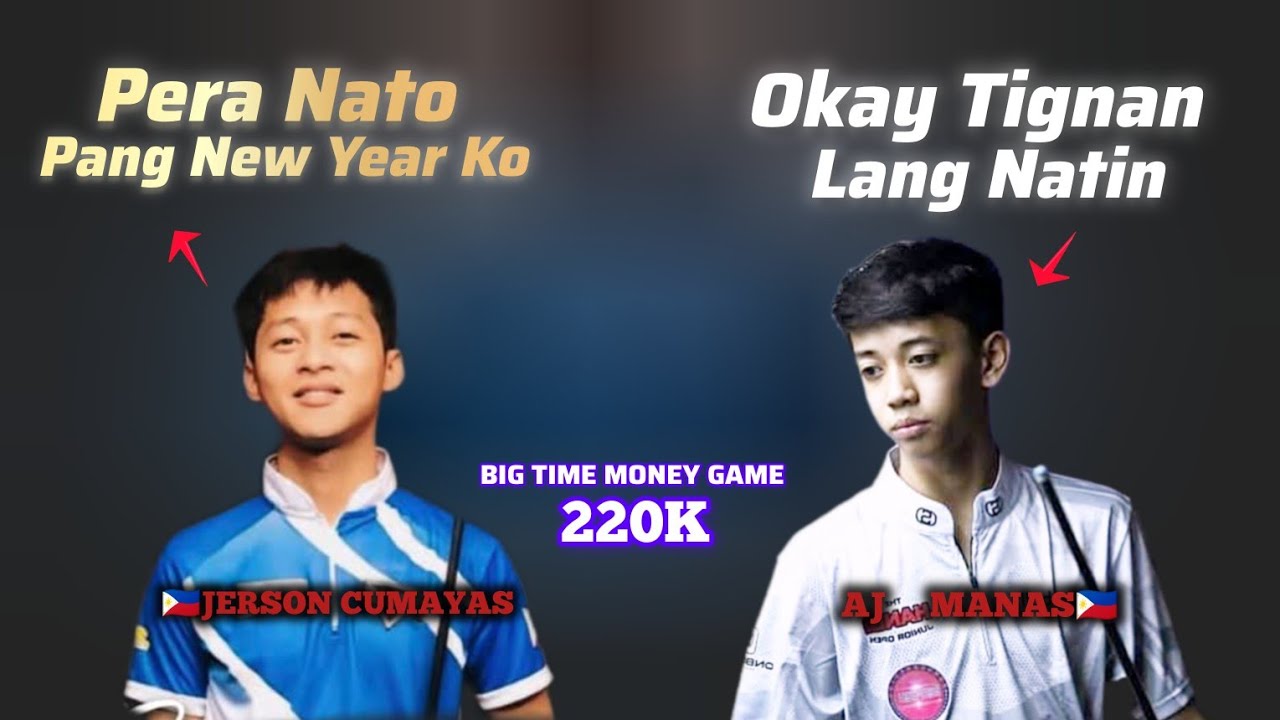 Aj Manas 🆚 Jerson Cumayas || Highlights 9ball parihas race to 18 220k