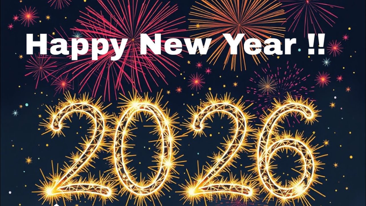 Happy New Year (Fireworks,  2026 in Adelaide, South Australia)