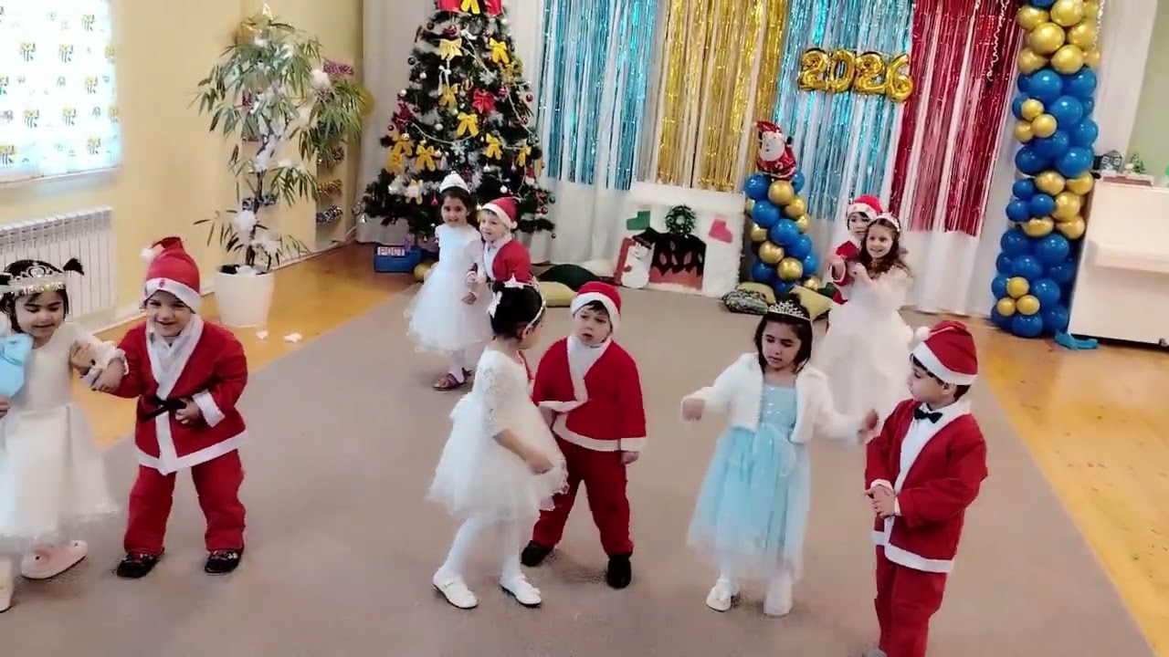İmişli şəhər 3 saylı uşaq bağçasının Yeni il şənliyi.