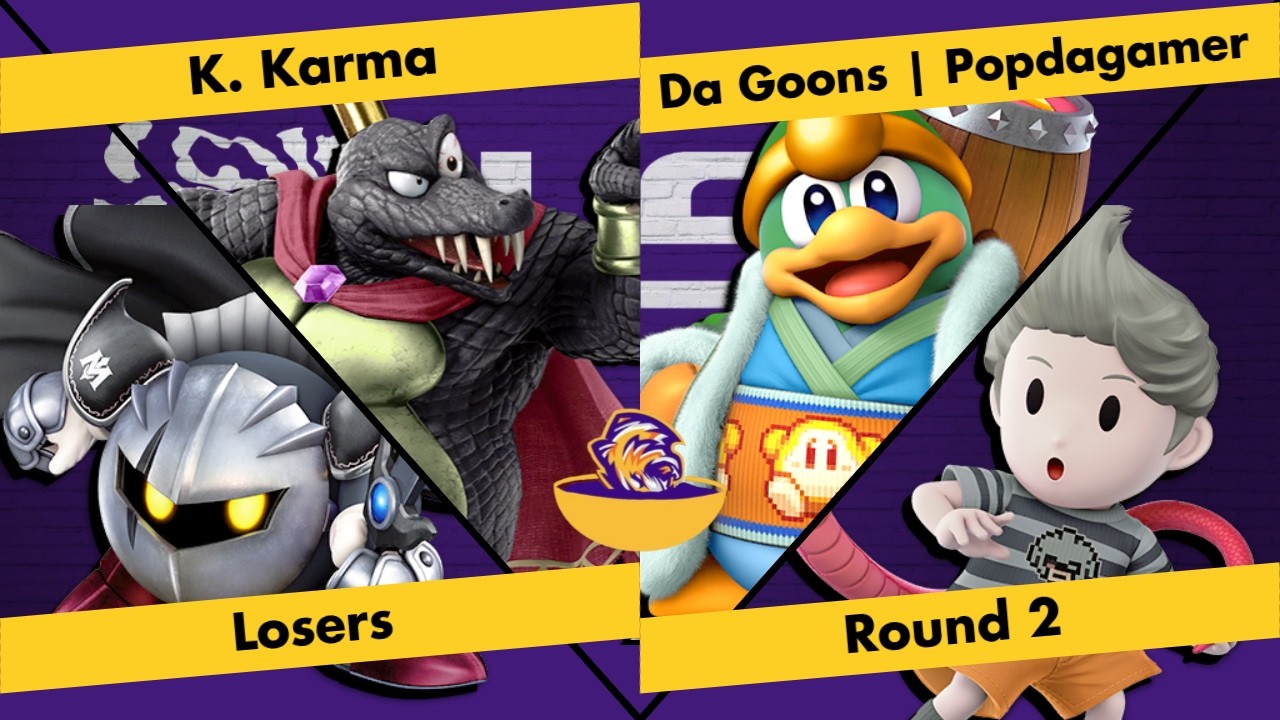 K. Karma (King K. Rool/Meta Knight) vs Da Goons | Popdagamer (King Dedede/Lucas) - Salsa #47 - LR2