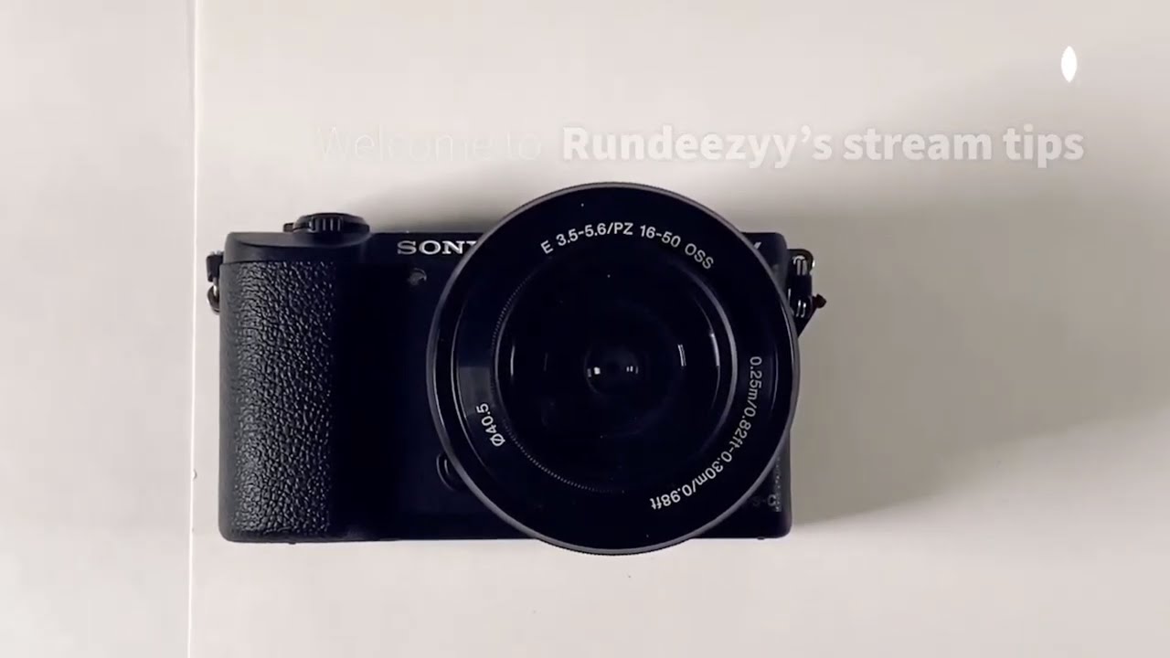 My Sony a5100 stream setup (THIS CAMERA LOOKS GOOD)