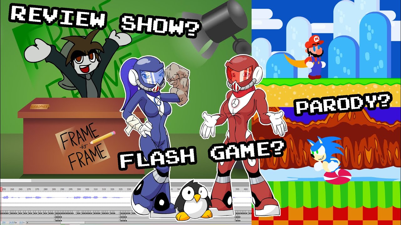 A Kirbopher Review Show, a Flash Game and a Mario & Sonic Cartoon? - My Lost Animation Projects!