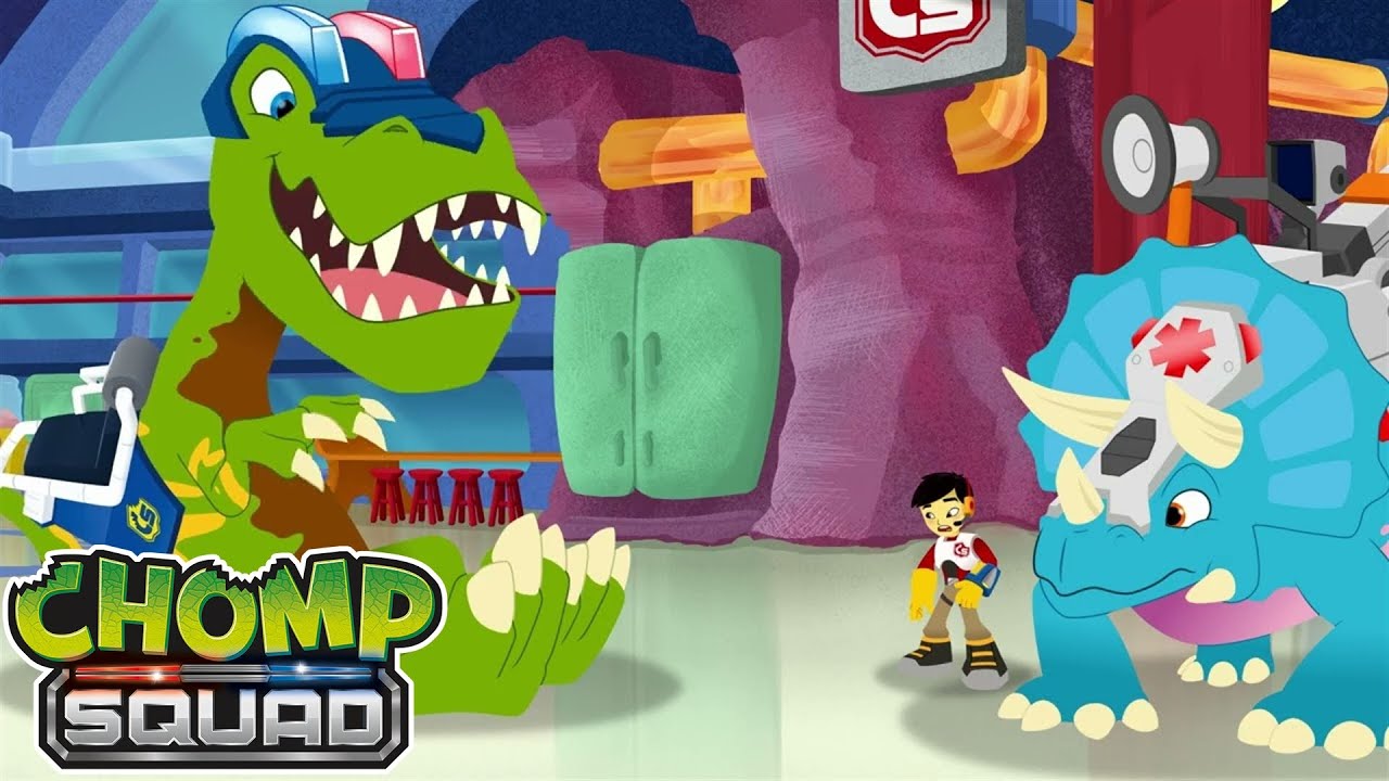 Chomp Squad | The Search For Sparks | COMPILATION | Cartoon for kids