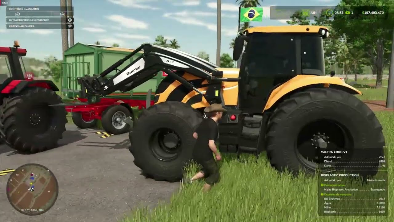 fs25  como fabricar  bio plástico com milho  montei uma fabrica de bio plastico no mp br163