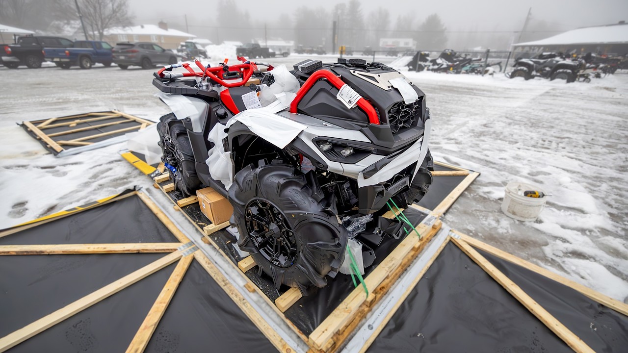 Unboxing Our 2025 Gen 3 Can Am Outlander XMR 1000r!