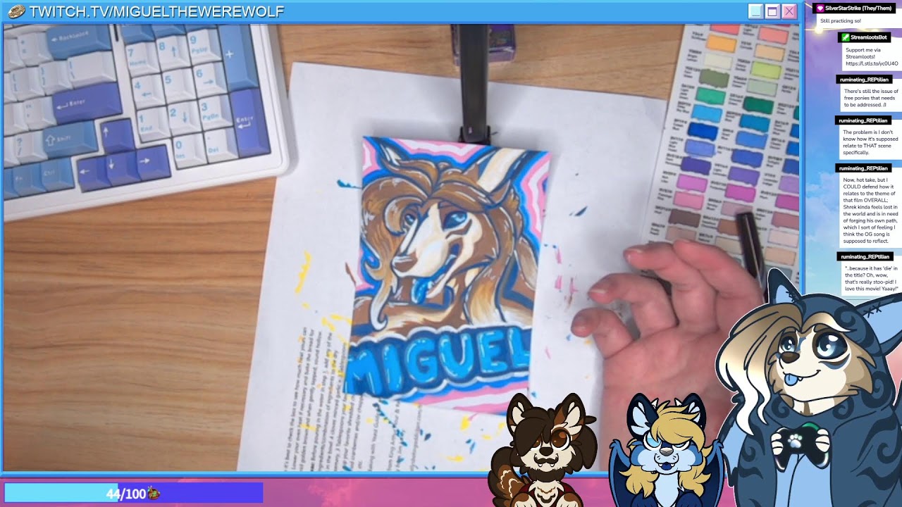 Drawing Cute Furries #art #furry #vtuber #live