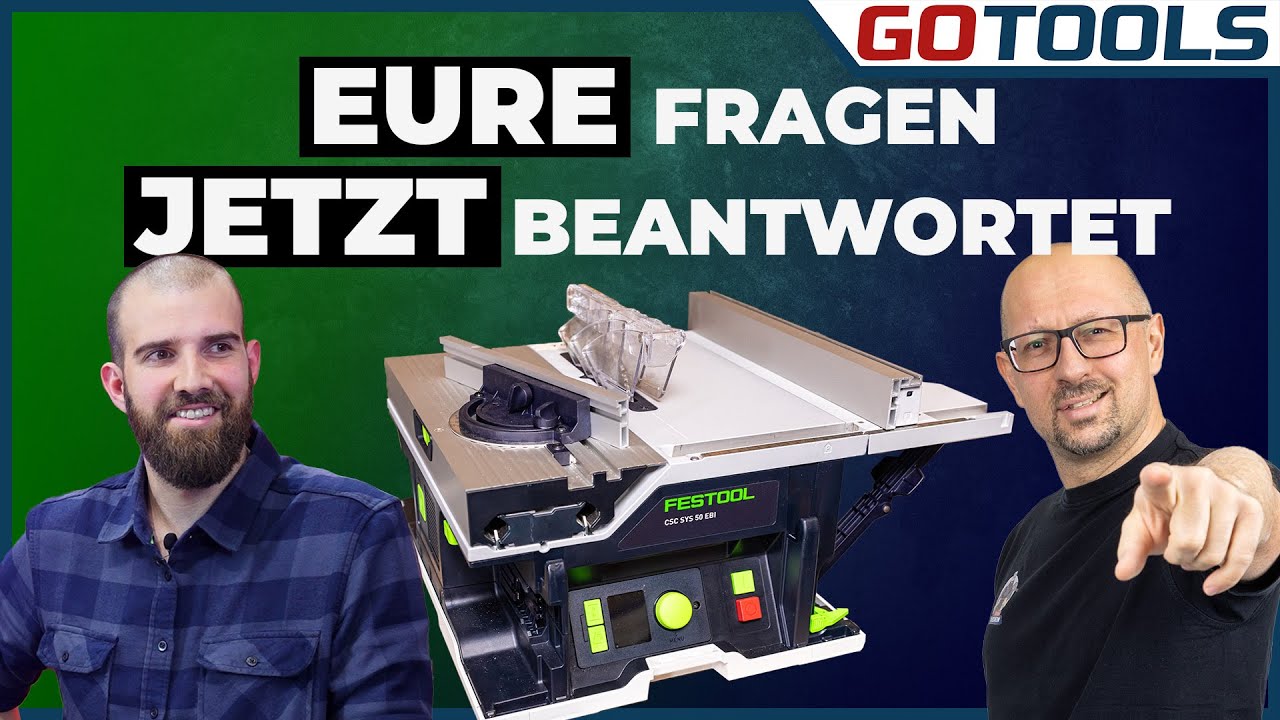 Die begehrteste Maschine der Holz-Handwerk 2024! Festool Akku-Tischkreissäge CSC SYS 50 EBI