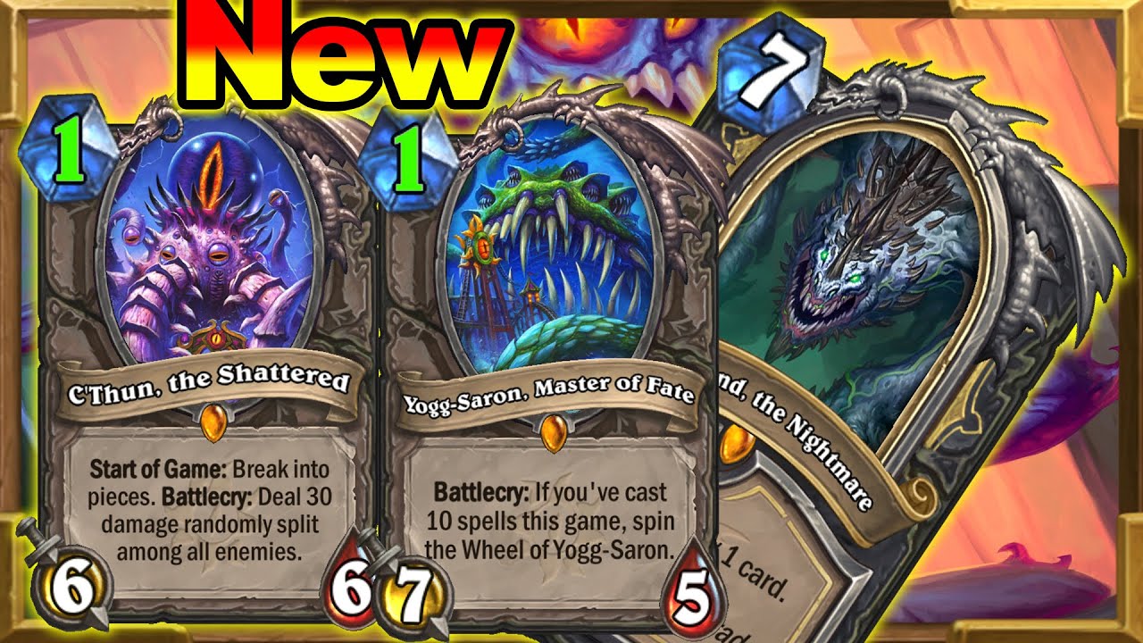 C'Thun, Yogg, Galakrond Rogue | Old Gods For 1 Mana Seems BALANCED! Darkmoon Faire | Hearthstone