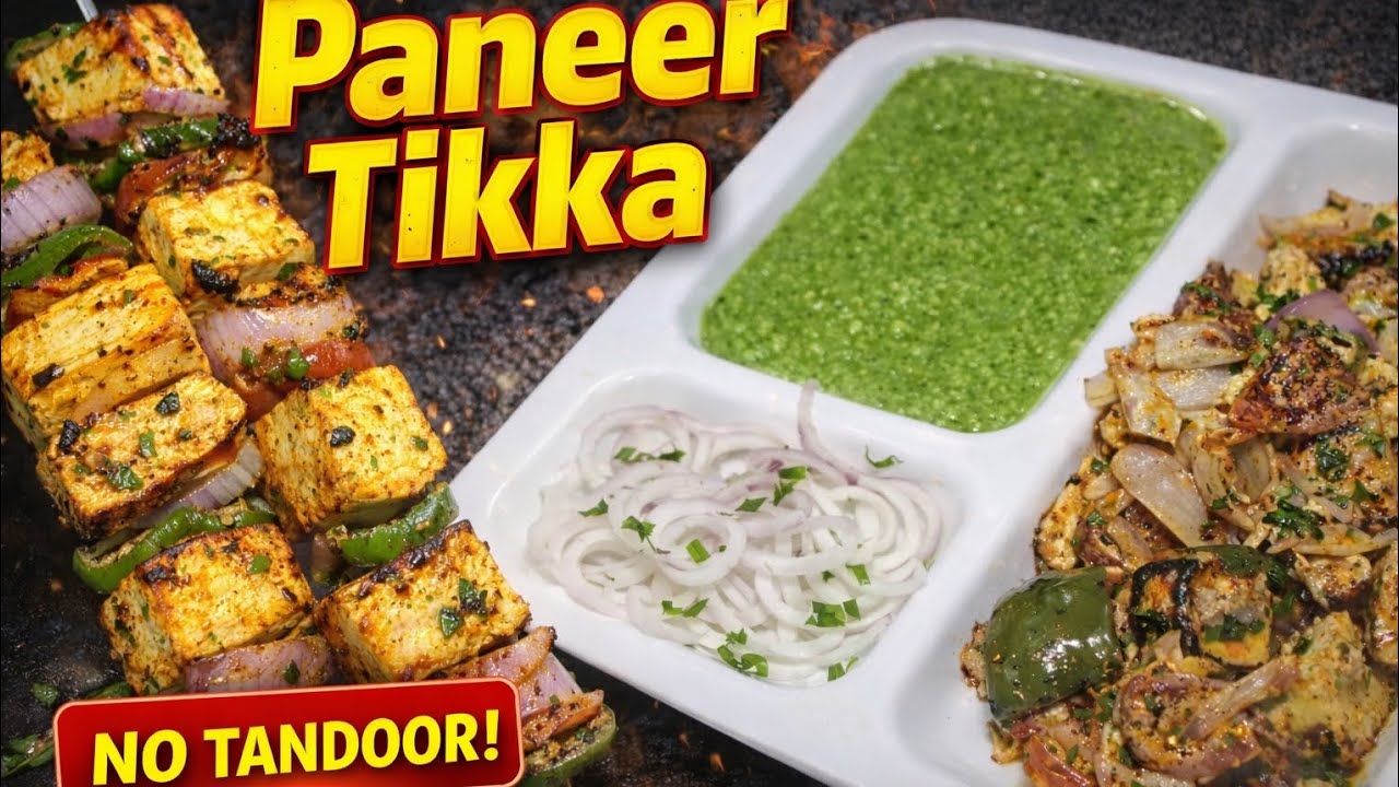  ಪನೀರ್ ಟಿಕ್ಕಾ | Restaurant Style Soft & Creamy Paneer Tikka