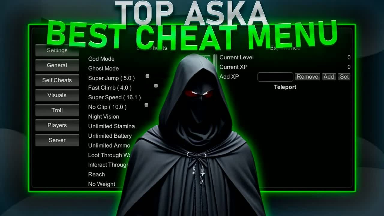 [NEWEST] Aska - Best Cheat Menu | Greated Hacks For Aska | Many Functions | FREE Download + Tutor