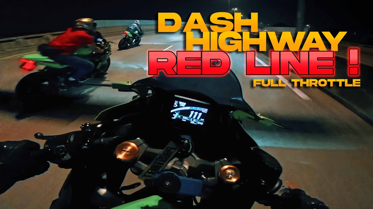 FULL THROTTLE AT DASH HIGHWAY ! | KAWASAKI ZX25R | INSTA360 ACE PRO | 4K