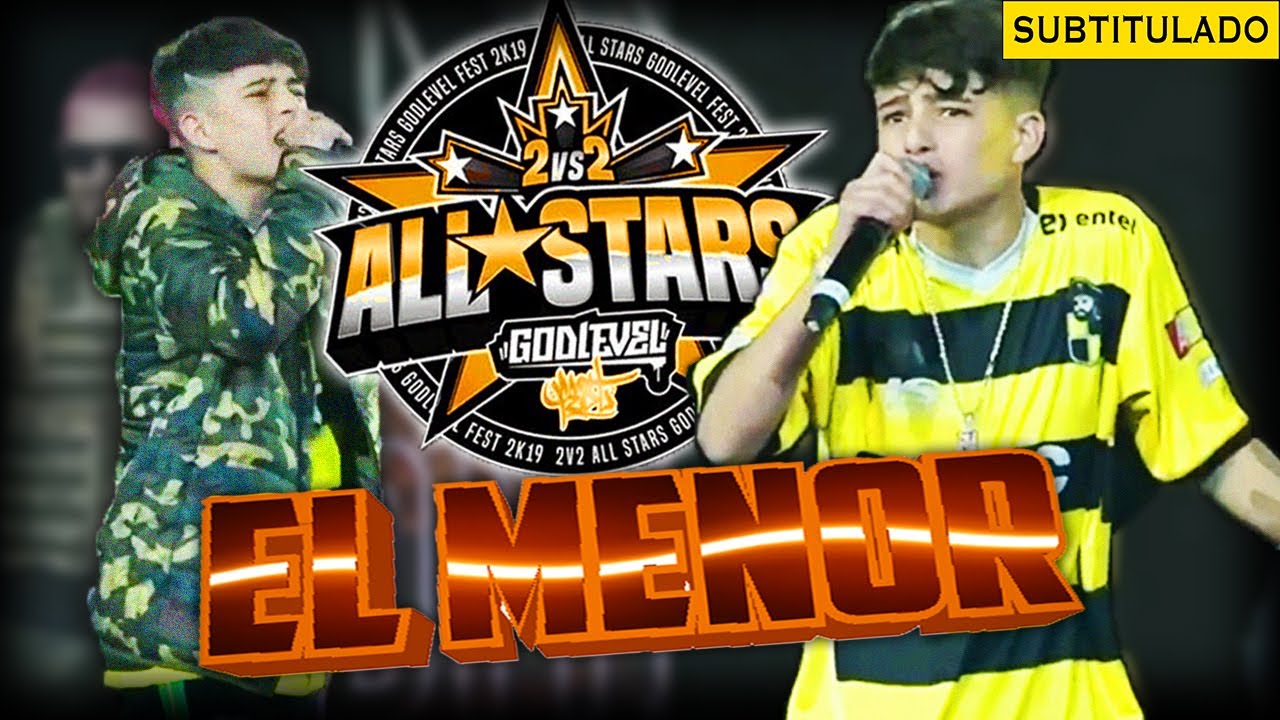 Lo Mejor de EL MENOR en su ESTRENO en la God Level All Stars 2vs2 Peru, Chile, España[SUBTITULADO]