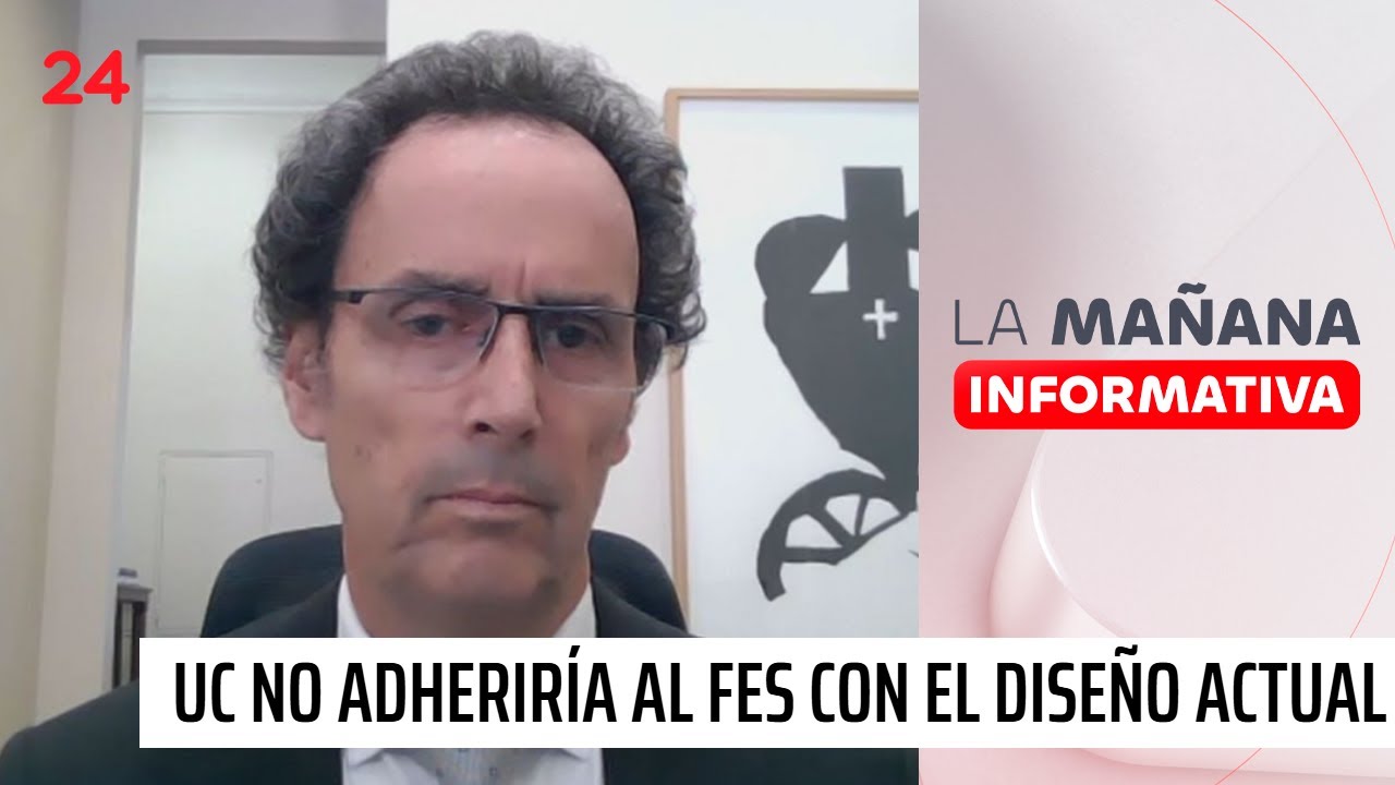 Rector de la PUC advierte amenaza a la autonomía con el FES | 24 Horas TVN Chile