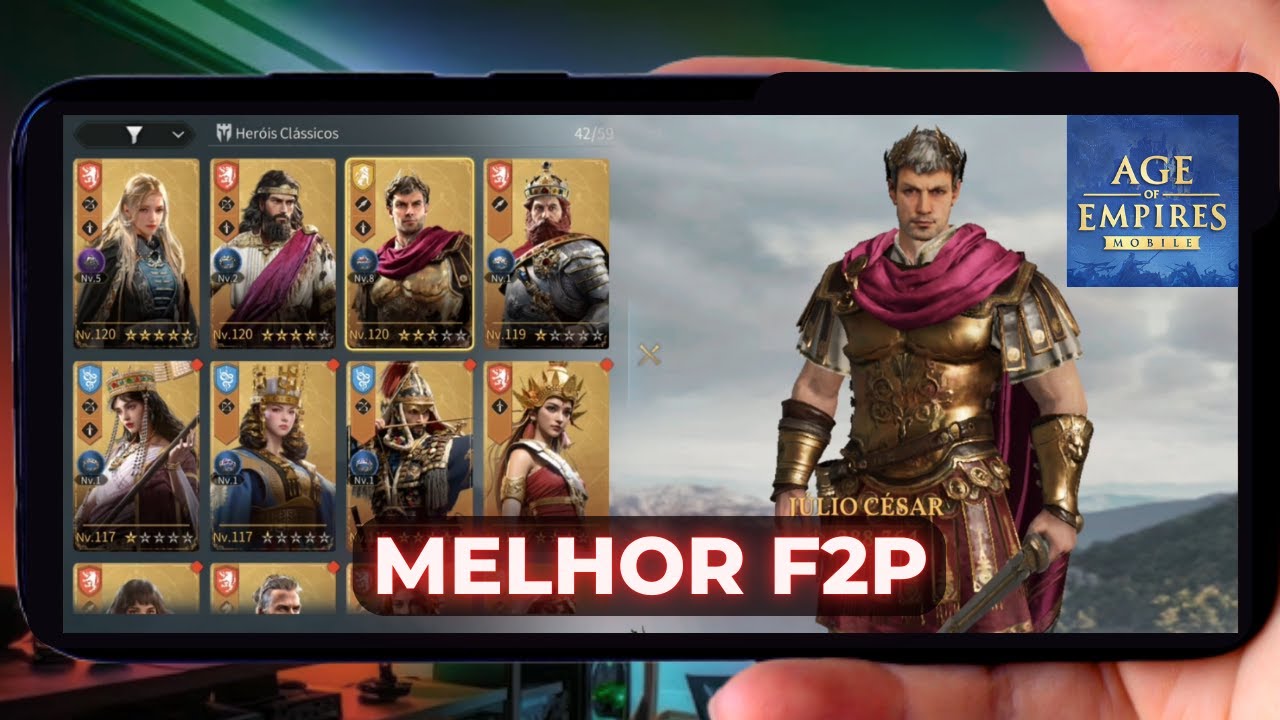 🔴 DESCOBRI A MELHOR FORMAÇÃO F2P DO AGE OF EMPIRES MOBILE 🔴
