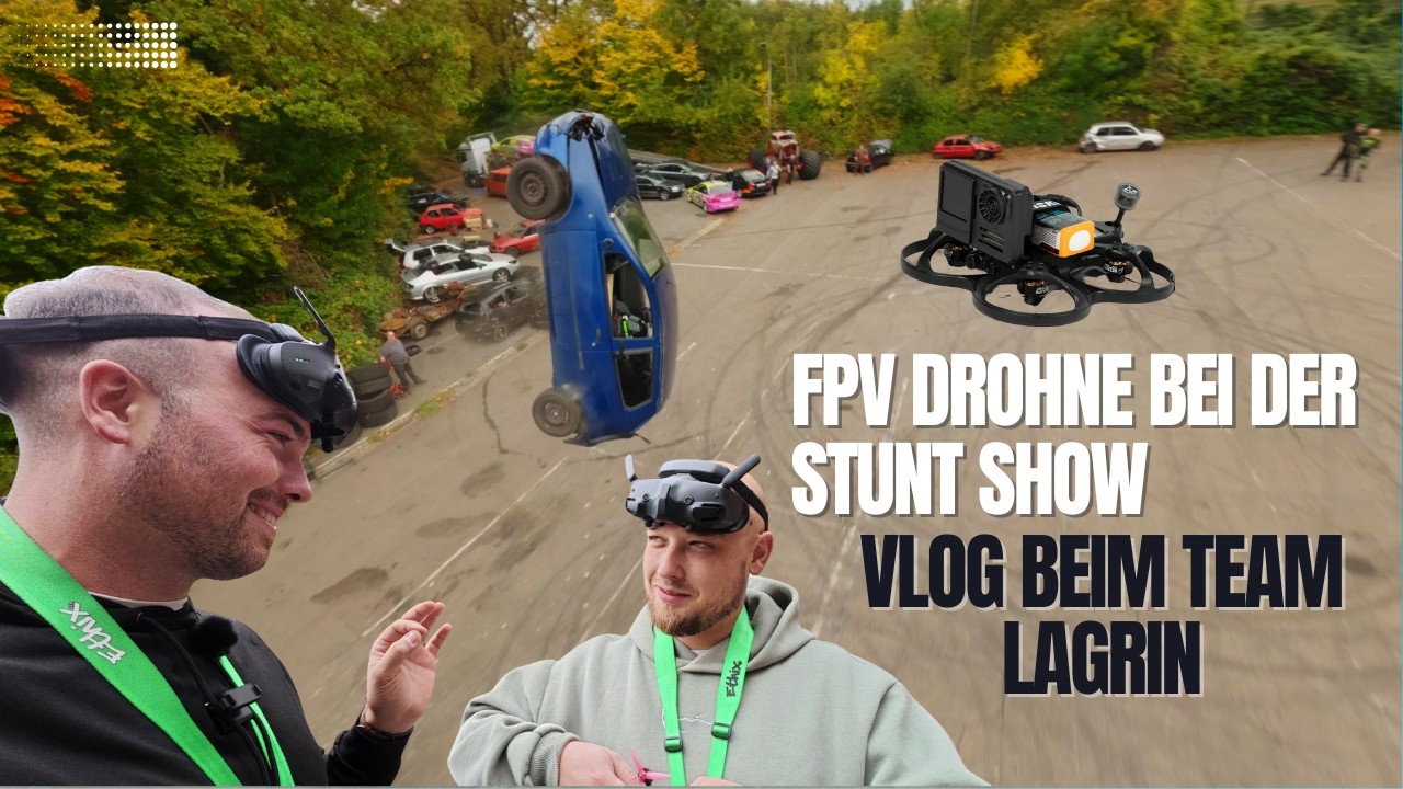 Stunt Show gefilmt mit Sub250 FPV-Drohne. VLOG beim Action Team Lagrin.