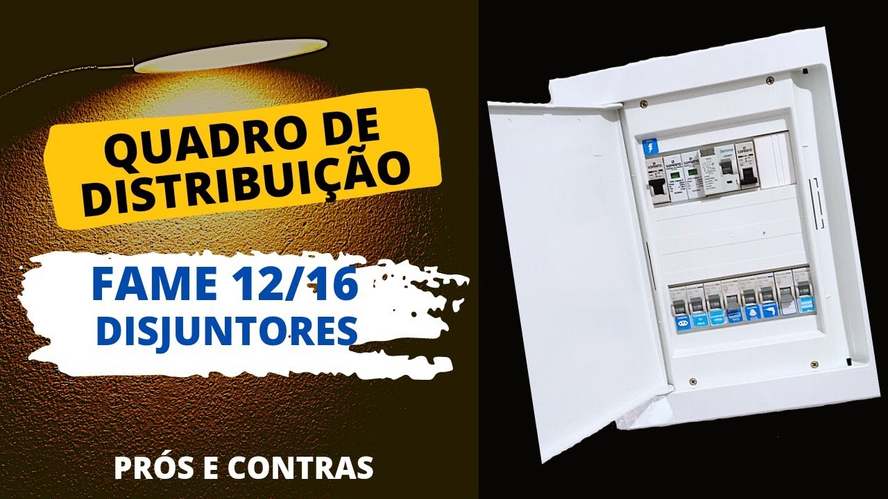 Conhecendo o quadro de distribuição de embutir - FAME 12/16