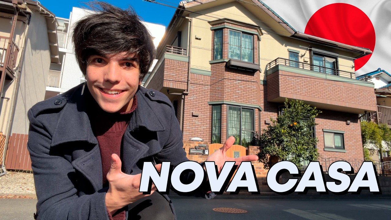 Tour pela minha NOVA CASA no Japão!