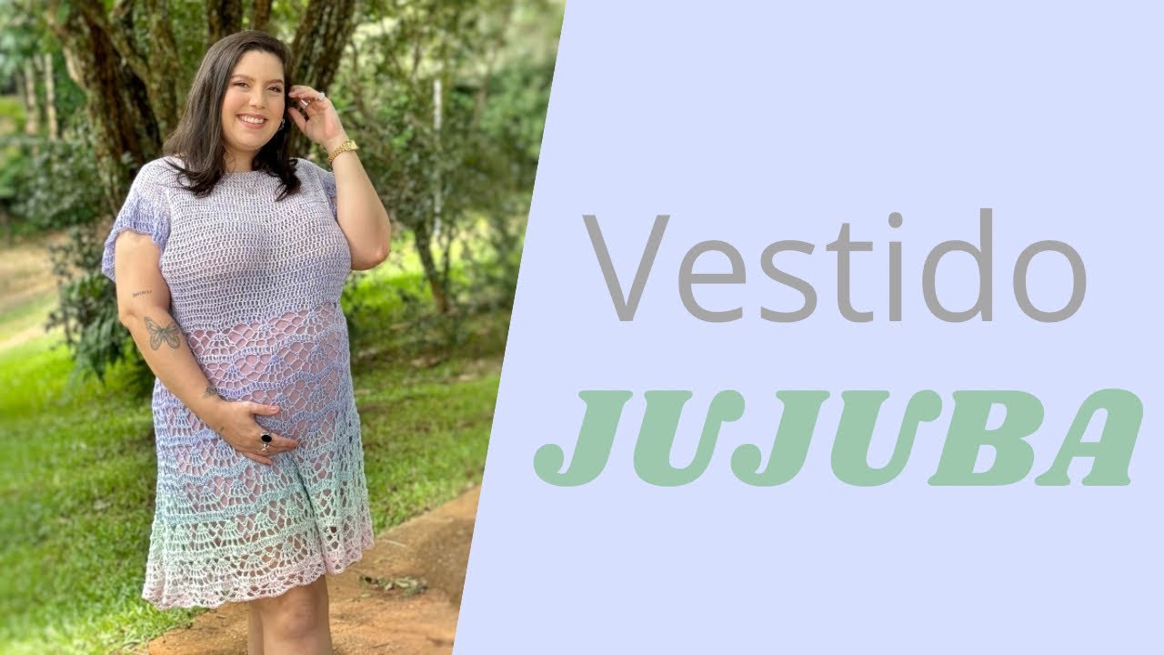 Vestido em crochê- com o Fio Júlia