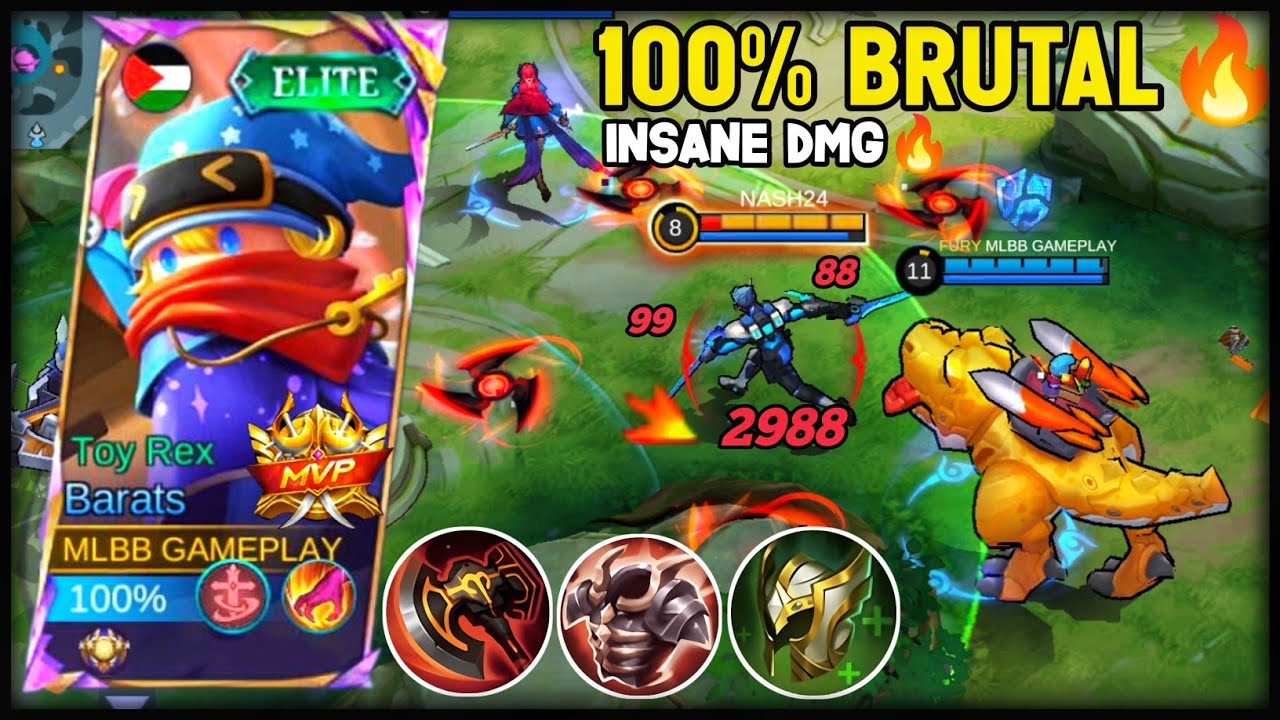 MVP!! BARATS REVAMP 100% MONSTER🔥~ BARATS BEST BUILD 2024..