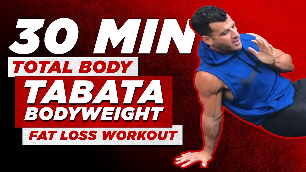 30-Minute Total Body Tabata Bodyweight Fat Loss Workout