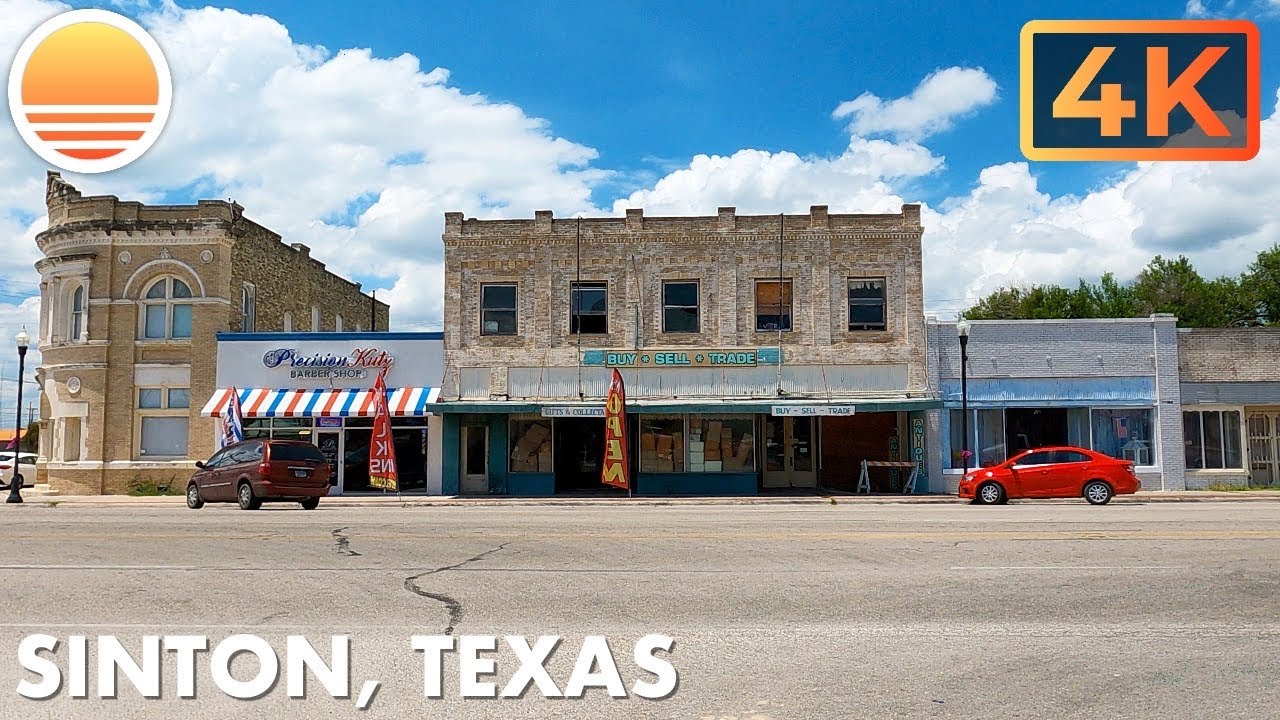 Sinton, Texas!  Drive with me through a Texas town!