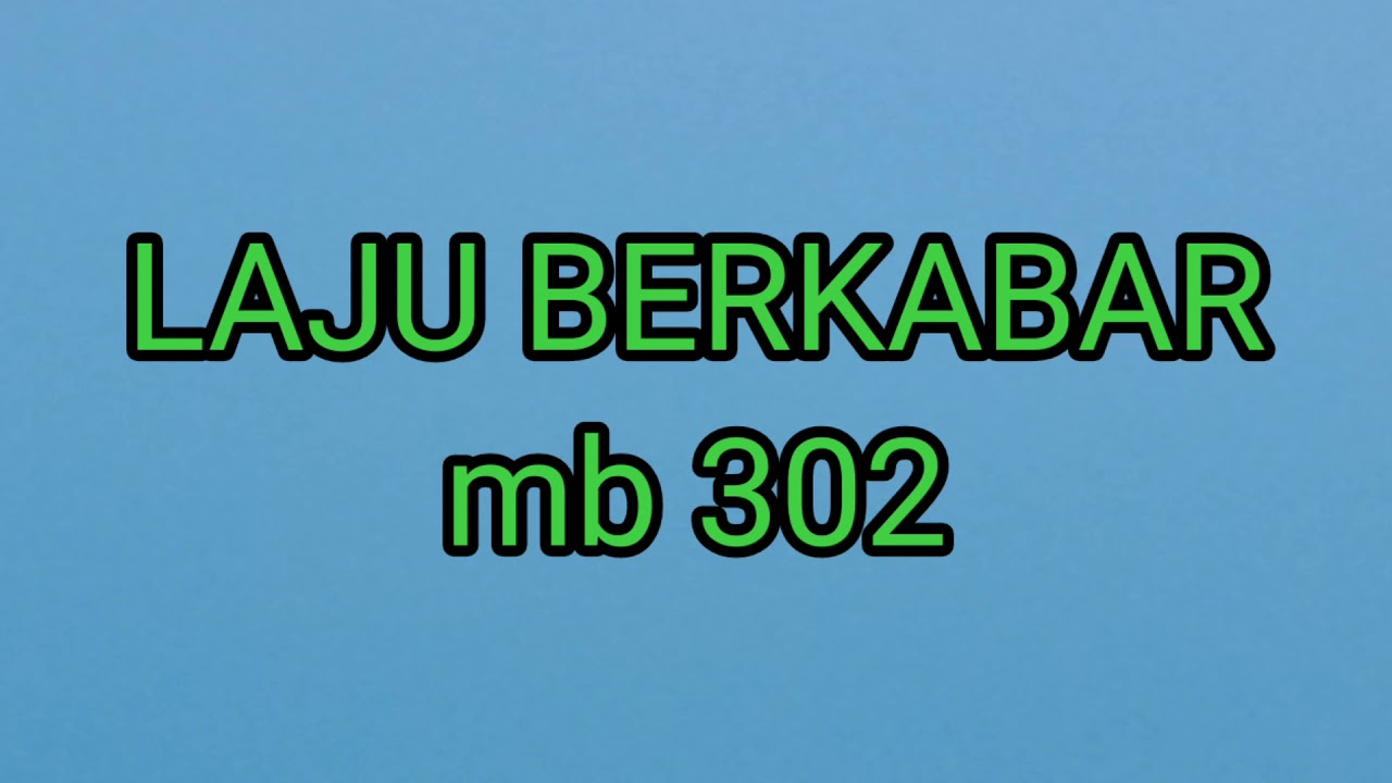 Laju berkabar MB 302, instrumen lagu rohani dengan lirik tanpa vokal