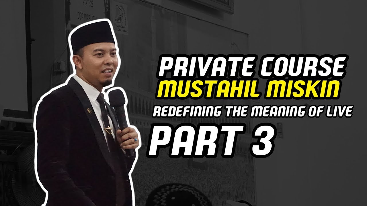 Private Course Mustahil Miskin bersama Ust Luqmanulhakim SE,I